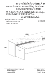 ANREX WHITEBLACK RTV 1D2N Istruzioni per il montaggio e il funzionamento