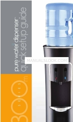 DS Services of America Pure Water Dispenser 300m Series クイック・セットアップ・マニュアル