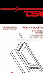 DS18 PRO-X8.4RGBCAP Manuale d'uso