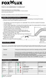 Fox-Lux FXD01S Series Manual de inicio rápido