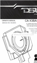 DS18 CA-X3BASS -P Manual del usuario