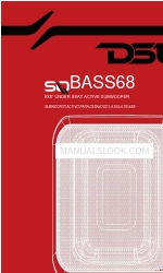 DS18 SQBASS68 Manuale d'uso