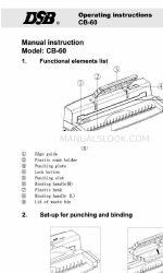 DSB CB-60 Manual de instrucciones