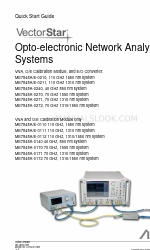 Anritsu Company VectorStar ME7848A-0140 Quick Start Manual