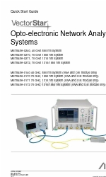 Anritsu Company VectorStar ME7848A-0170 Quick Start Manual