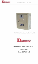 DAIREN SSW 24-4ND Operation Manual