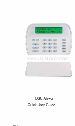 DSC ALEXOR Quick User Manual