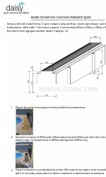 Daisy Below Ground Pool Cover Box インストレーション・マニュアル
