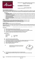 Ansell AFALED/3NM/ST/IP65/B Installation Instructions