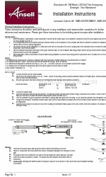 Ansell Merlin AMELED/ER/3NM/ST Інструкція з монтажу