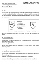 Ansell HYD-TUF 52-502 Instruções de utilização