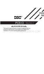 DSC PC51O Посібник з монтажу