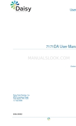 Daisy Data 7171DA series Manual do utilizador