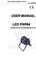 Daisy Lighting LED PAR64 Benutzerhandbuch