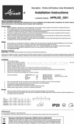 Ansell Proline LED APRLED2x5 DD2 Installation Instructions