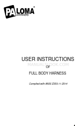 ANSI PALOMA User Instructions