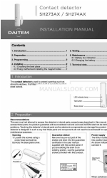 DAITEM SH273AX Instrukcja instalacji