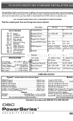 DSC PowerSeries PC1616 Руководство по установке