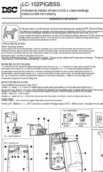 DSC LC-102PIGBSS Installation Instructions