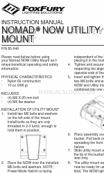 Foxfury Lighting Solutions NOMAD NOW Інструкція з експлуатації