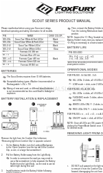 Foxfury Lighting Solutions 300–310 Посібник з експлуатації