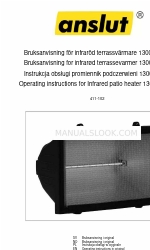 Anslut 411-102 원본 사용 설명서