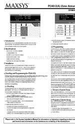 DSC MAXSYS PC4612 Handleiding voor installatie-instructies