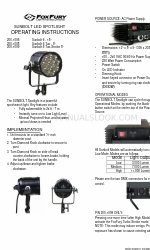 Foxfury Lighting Solutions SUNBOLT 操作説明