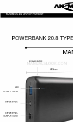 ANSMANN POWERBANK 20.8 TYPE C Manual