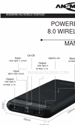 ANSMANN POWERBANK 8.0 WIRELESS マニュアル