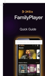 24Six FamilyPlayer Manuale rapido