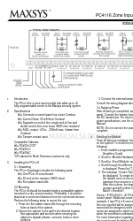 DSC Maxsys PC4116 Petunjuk Instalasi