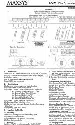 DSC Maxsys PC4701 Instructions d'installation