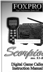 Foxpro Scorpion X1-B Manual de instrucciones