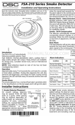 DSC FSA-210 Series Instrukcja instalacji i obsługi