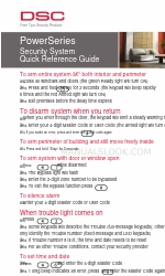 DSC Power Series Quick Reference Manual