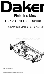 Daken DK120 Operator's Manual & Parts List