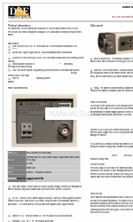 DSE RE-TCC5E Manuale d'uso