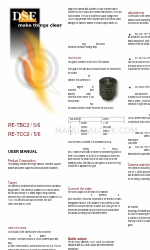 DSE RE-TCC5 Manual do utilizador