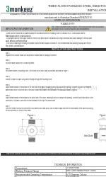 3monkeez P-3MSS-FVTF Instructions d'installation