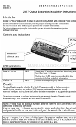 DSE DSE2157 Інструкція з монтажу Посібник з монтажу