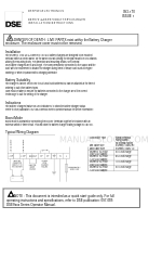 DSE DSE9701 Instrucciones de instalación