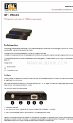 DSE RE-HDMI-RG Manual do Proprietário