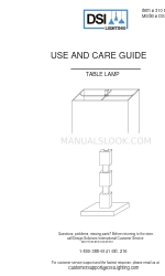 DSI LIGHTING 310 500 035 Manuale d'uso e manutenzione