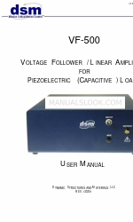 DSM VF-500 User Manual