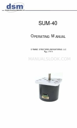 DSM SUM-40 Operating Manual