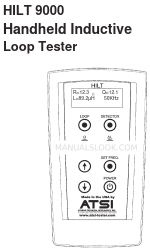 ATSI Handheld Inductive Loop Tester HILT 9000 Manual del usuario