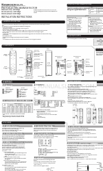 Atsumi Electric NR120AQM Instruções de instalação