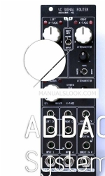 ADDAC System ADDAC805 Посібник з монтажу