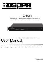 DSPPA DA8001 Manual del usuario